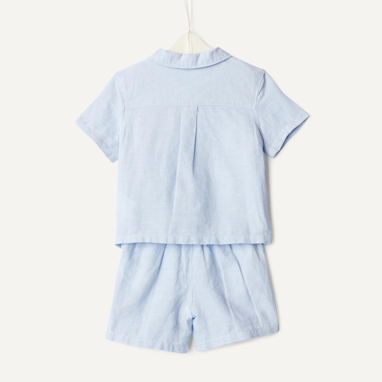 Thumbnail 4 de Amazon Essentials x Sofia Grainge Toddlers & Baby Boys' Cotton Linen Short Sleeve Shirt & Shorts Play Set
