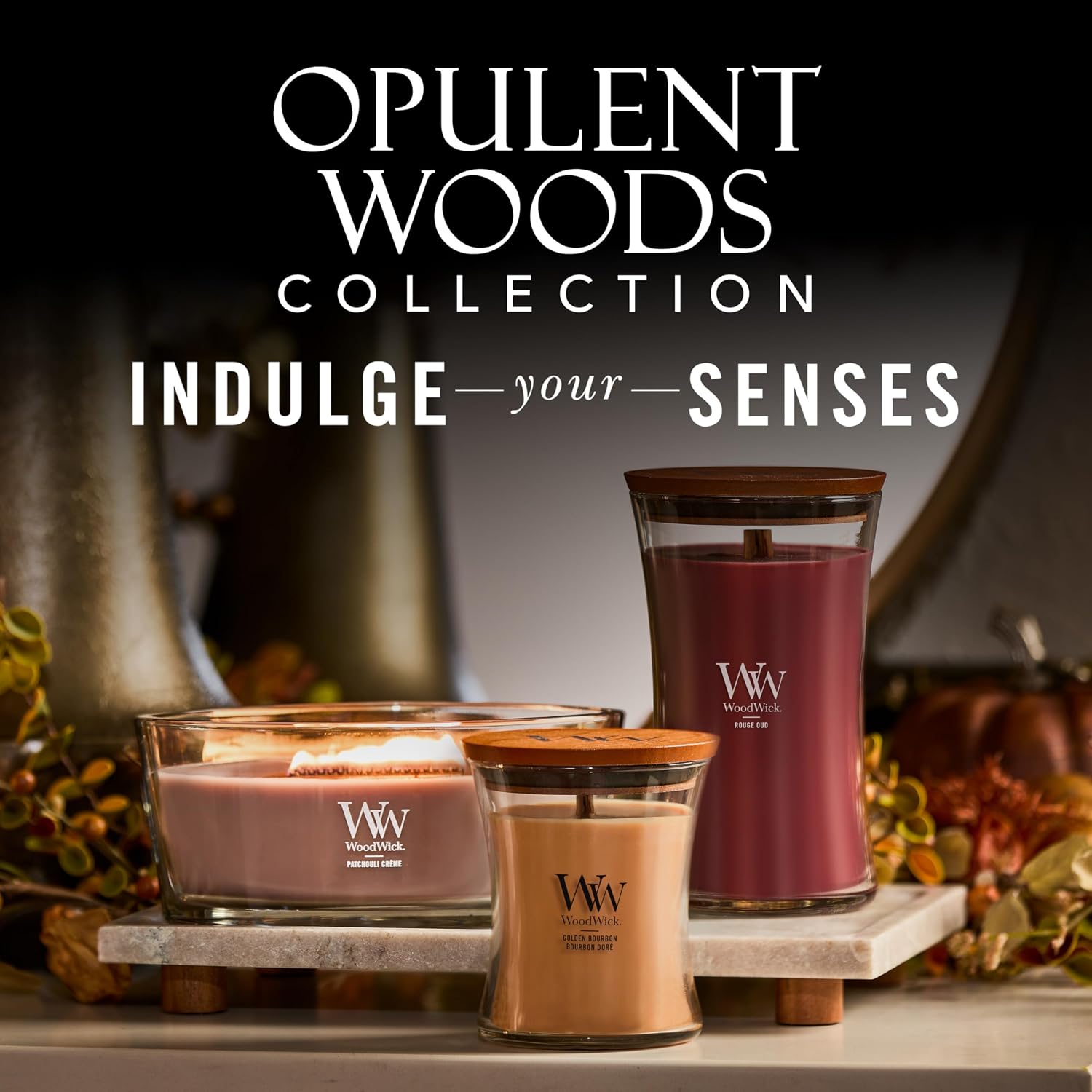Thumbnail 6 de Bougie parfumée WoodWick Rouge Oud 130 h