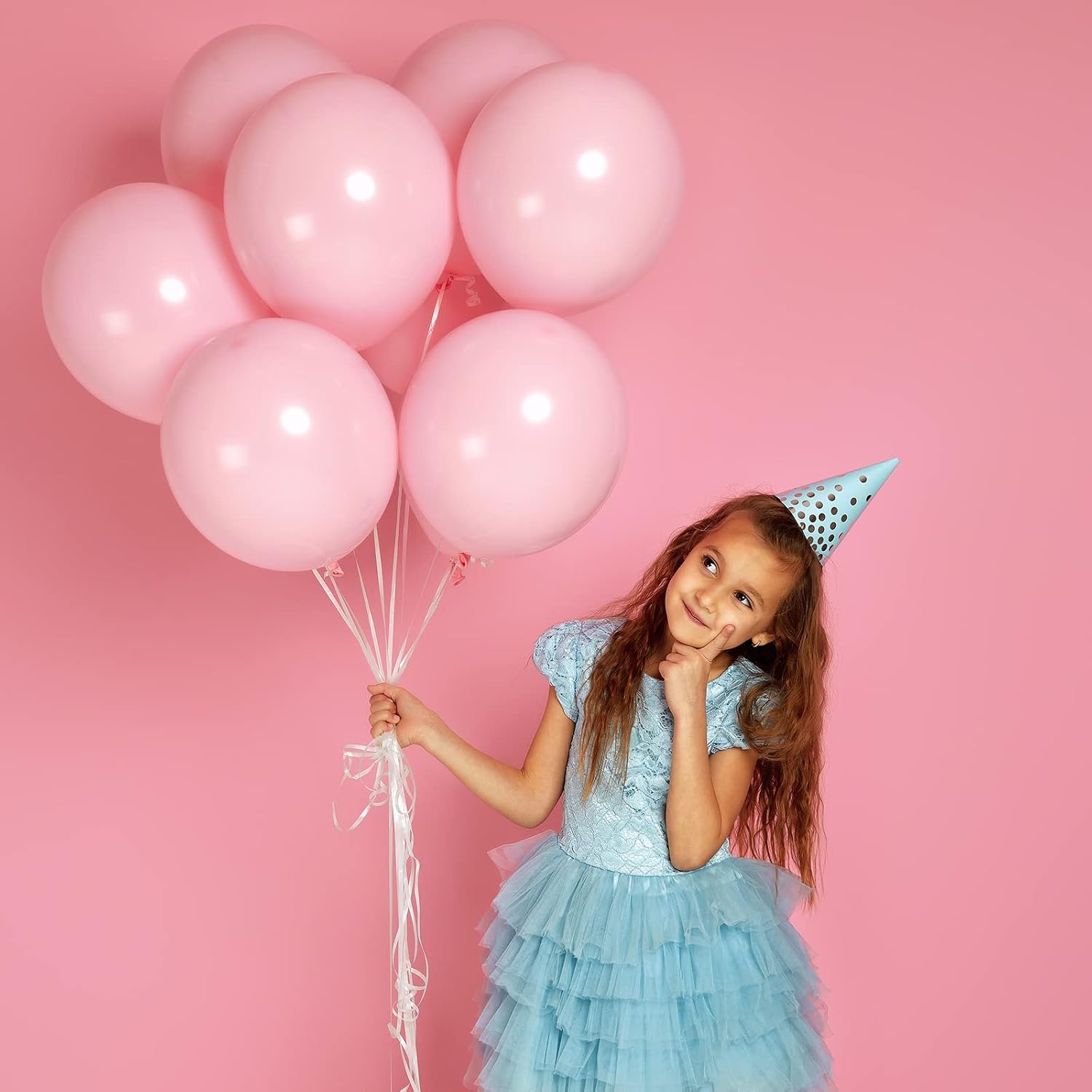 Thumbnail 6 de Rubfac Globos rosa pastel 129 pcs