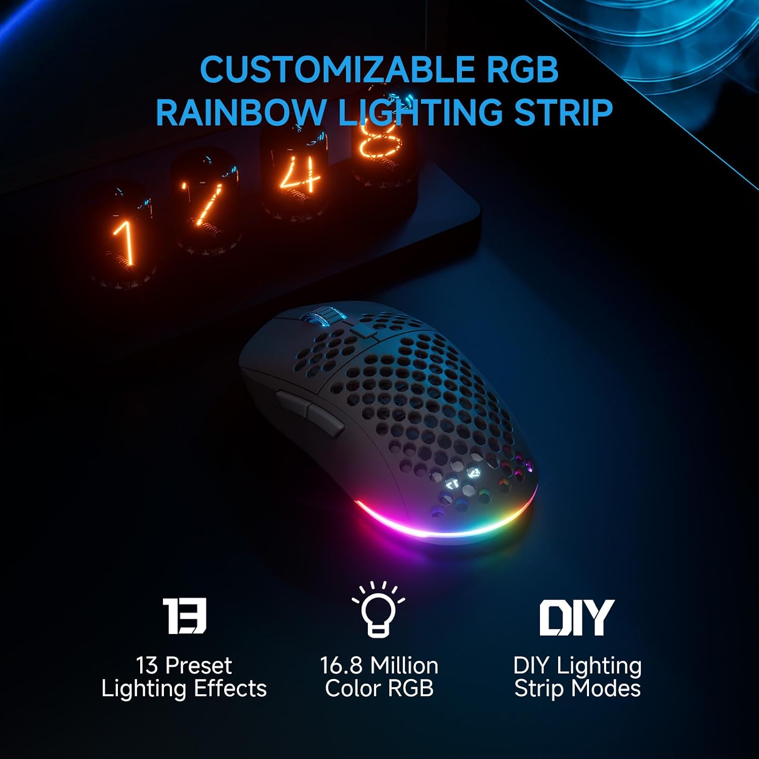 Thumbnail 6 de TMKB Falcon M1 Wireless Gaming Mouse: 24000 DPI, 180-Hour Battery, Tri-Mode Connectivity