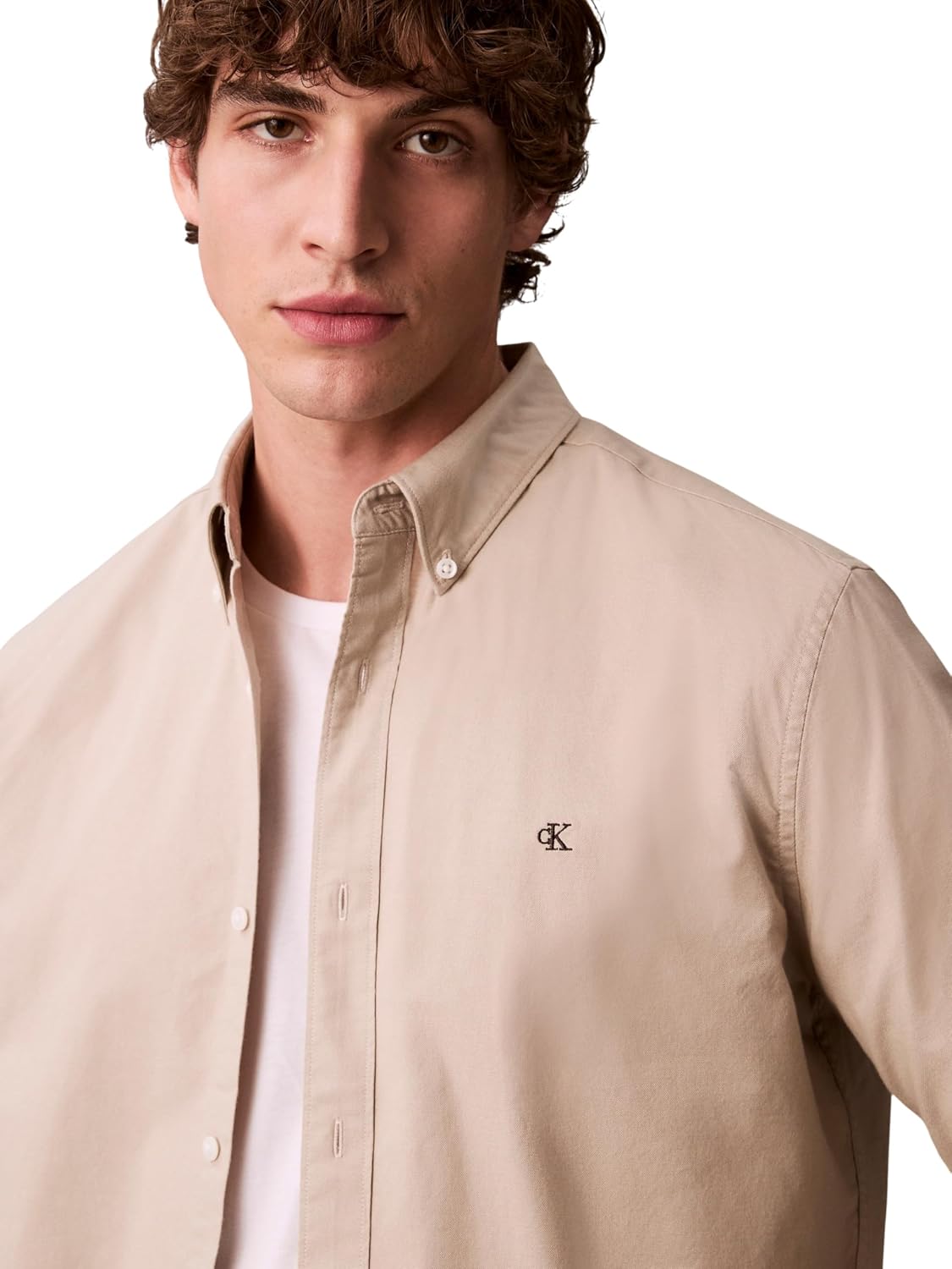 Detalle 1 de Calvin Klein Camisa Oxford Classich para hombre
