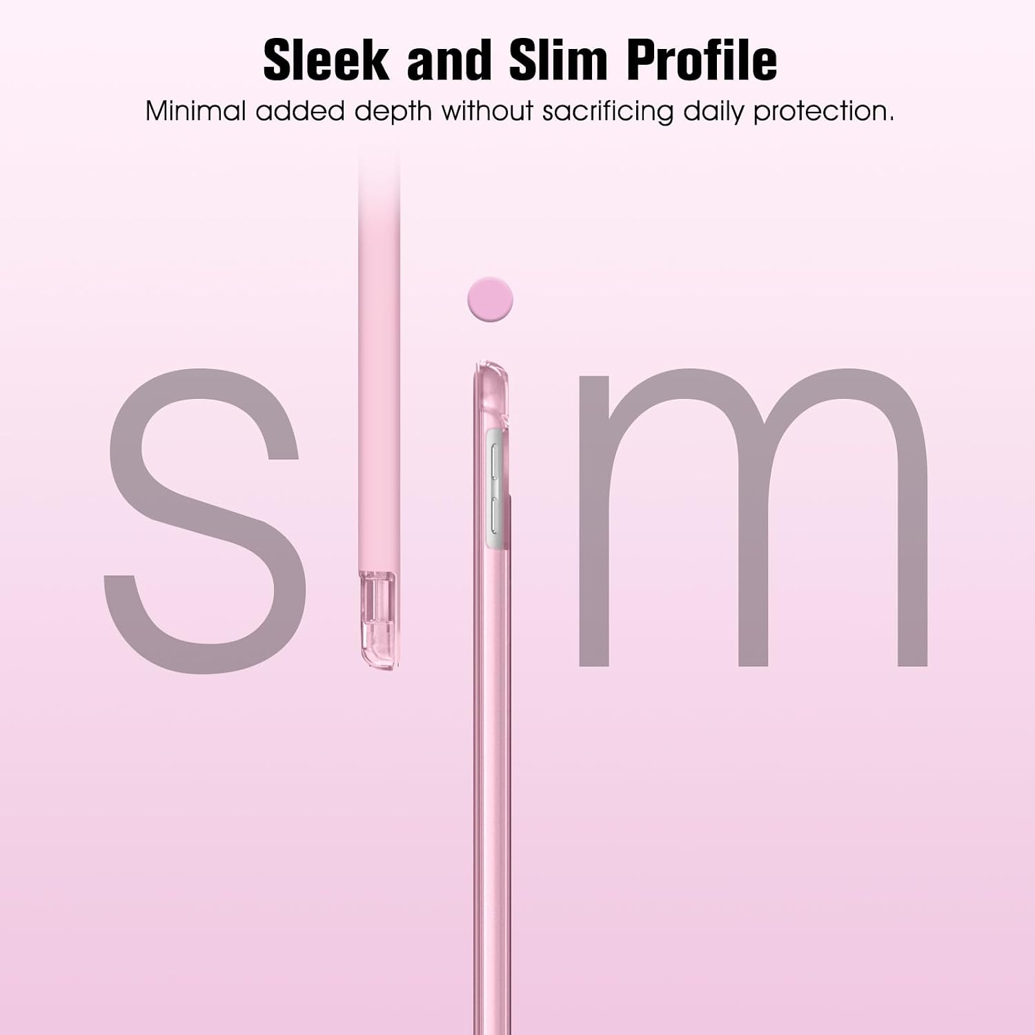 Detalle de Fintie Hülle für iPad 9. Generation (2021), iPad 8/7 (2019/2020) – 10,2 Zoll mit Stifthalter, Auto Schlaf/Wach, Rosé