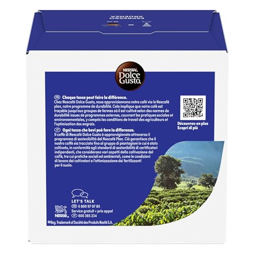 Detalle de NESCAFÉ DOLCE GUSTO Espresso Ardenza Caffè – 96 Capsule compatibili per Dolce Gusto