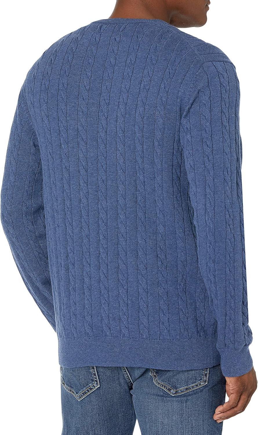 Thumbnail 1 de Amazon Essentials Herren Baumwoll-Pullover mit Rundhalsausschnitt und Zopfmuster – Normalpassform, 100% Baumwolle