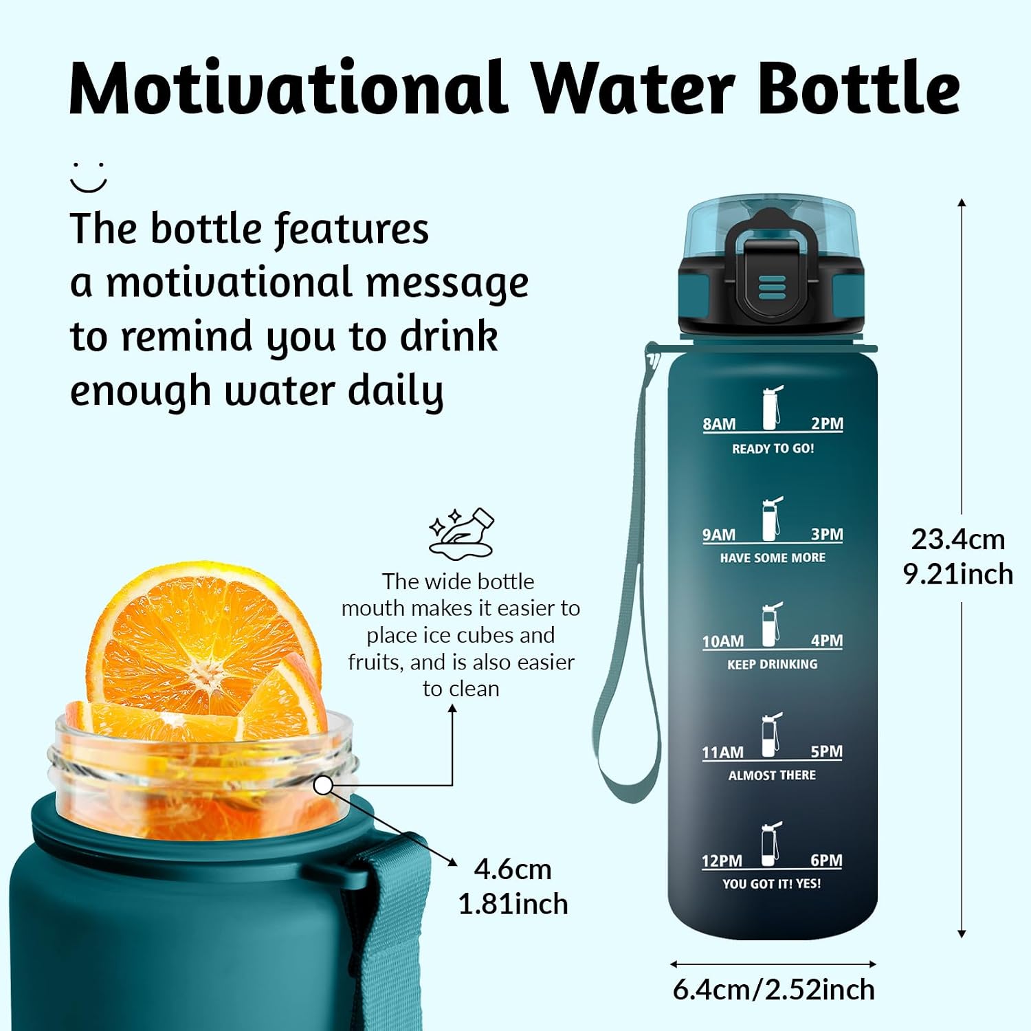 Detalle 2 de HoneyHolly Gourde 500 ml pour sport 🥤