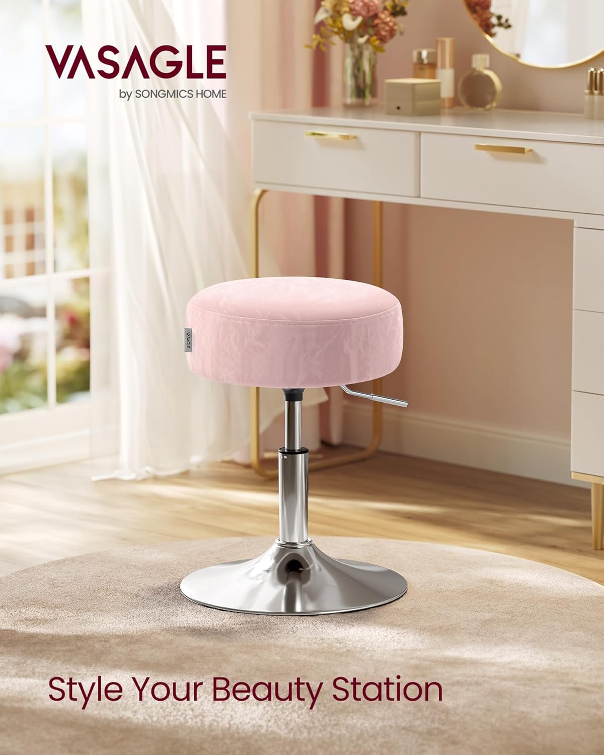 Thumbnail 2 de VASAGLE Swivel Vanity Stool ULJB120S01