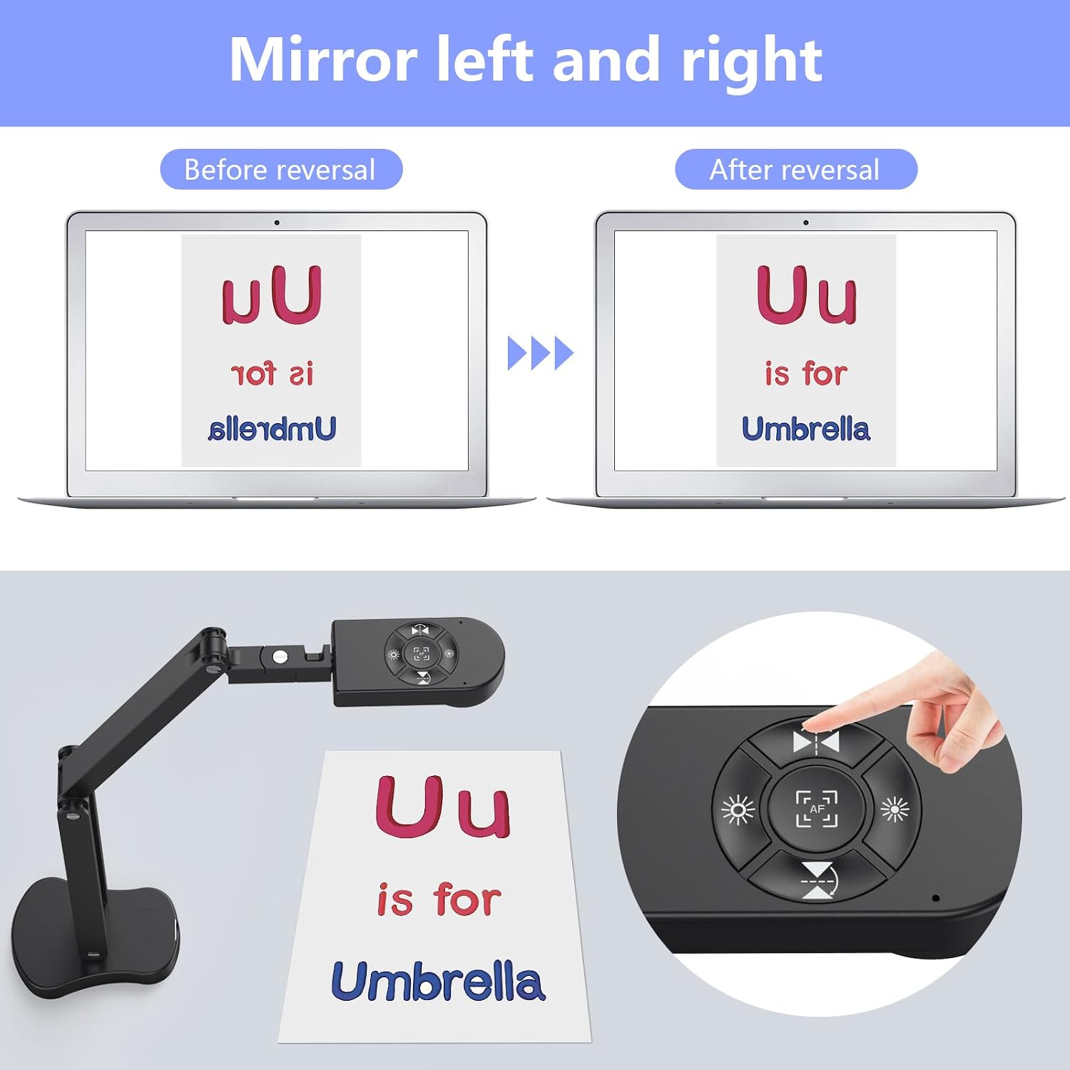 Thumbnail 6 de THUSTAND 8MP Visualiser document camera