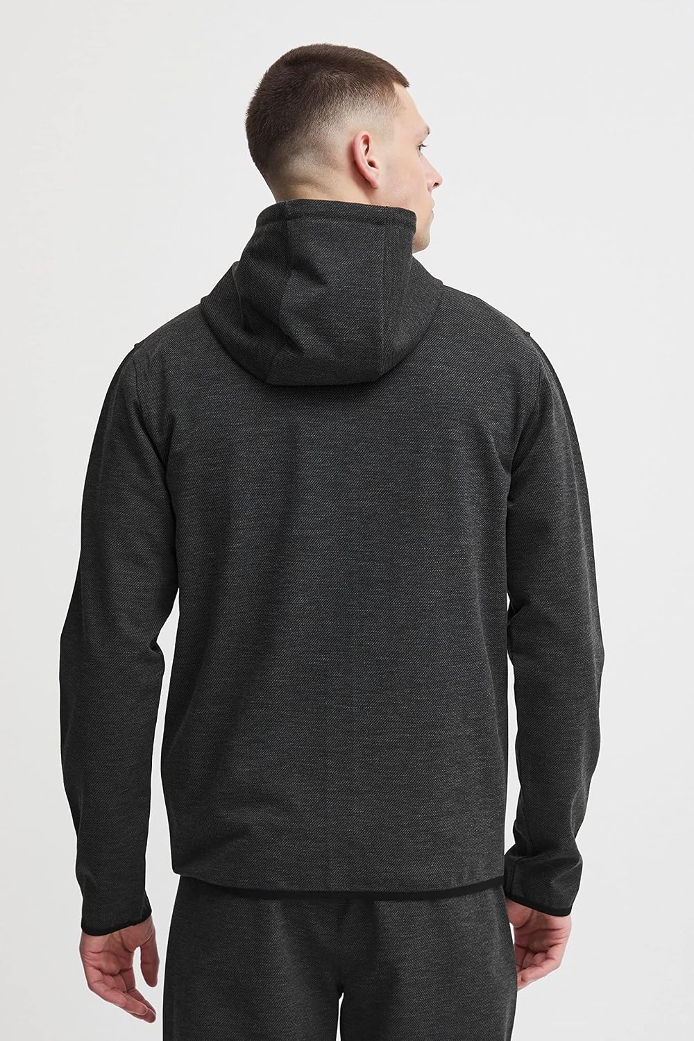 Detalle de !Solid SDVidit Herren-Sweatjacke mit Kapuze (Dunkelgrau Melange)