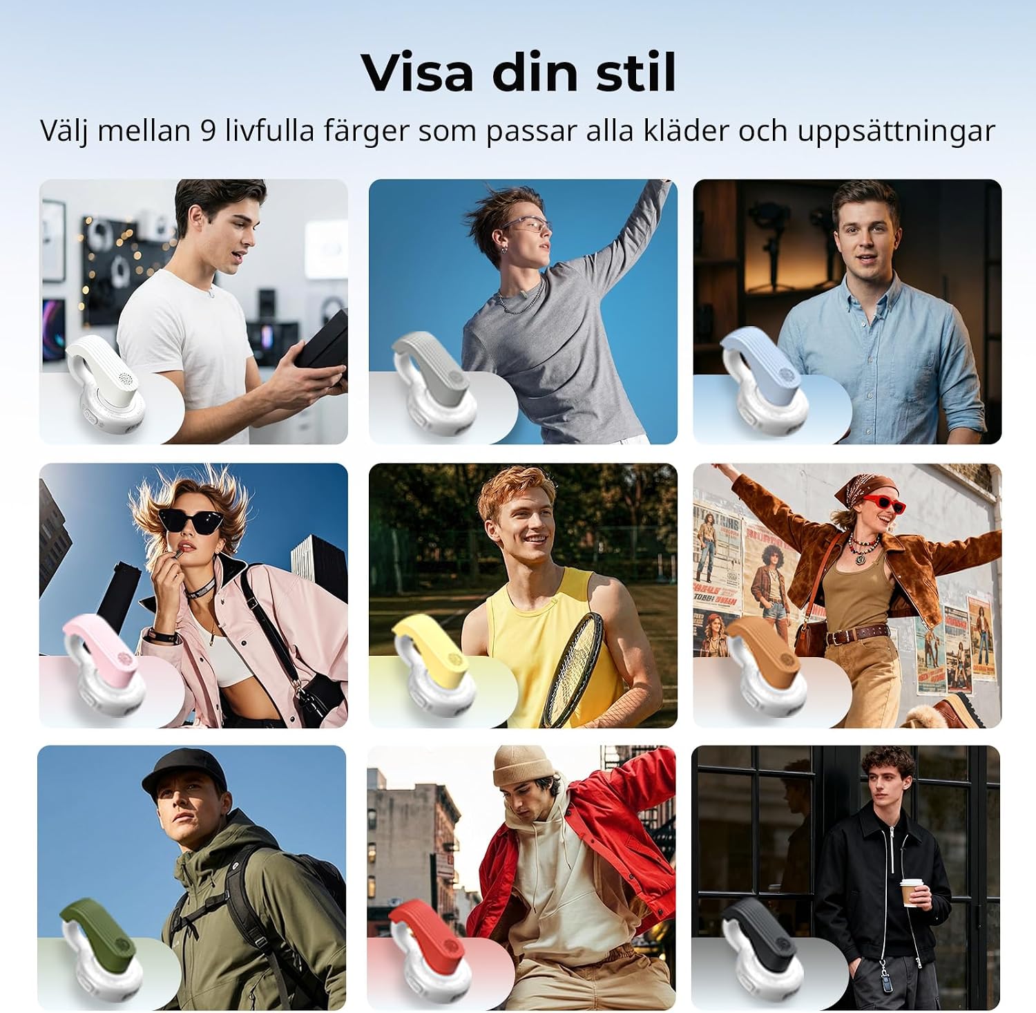 Detalle 1 de SMALLRIG 6269 silikonskydd för S70-sändare, 9 färger