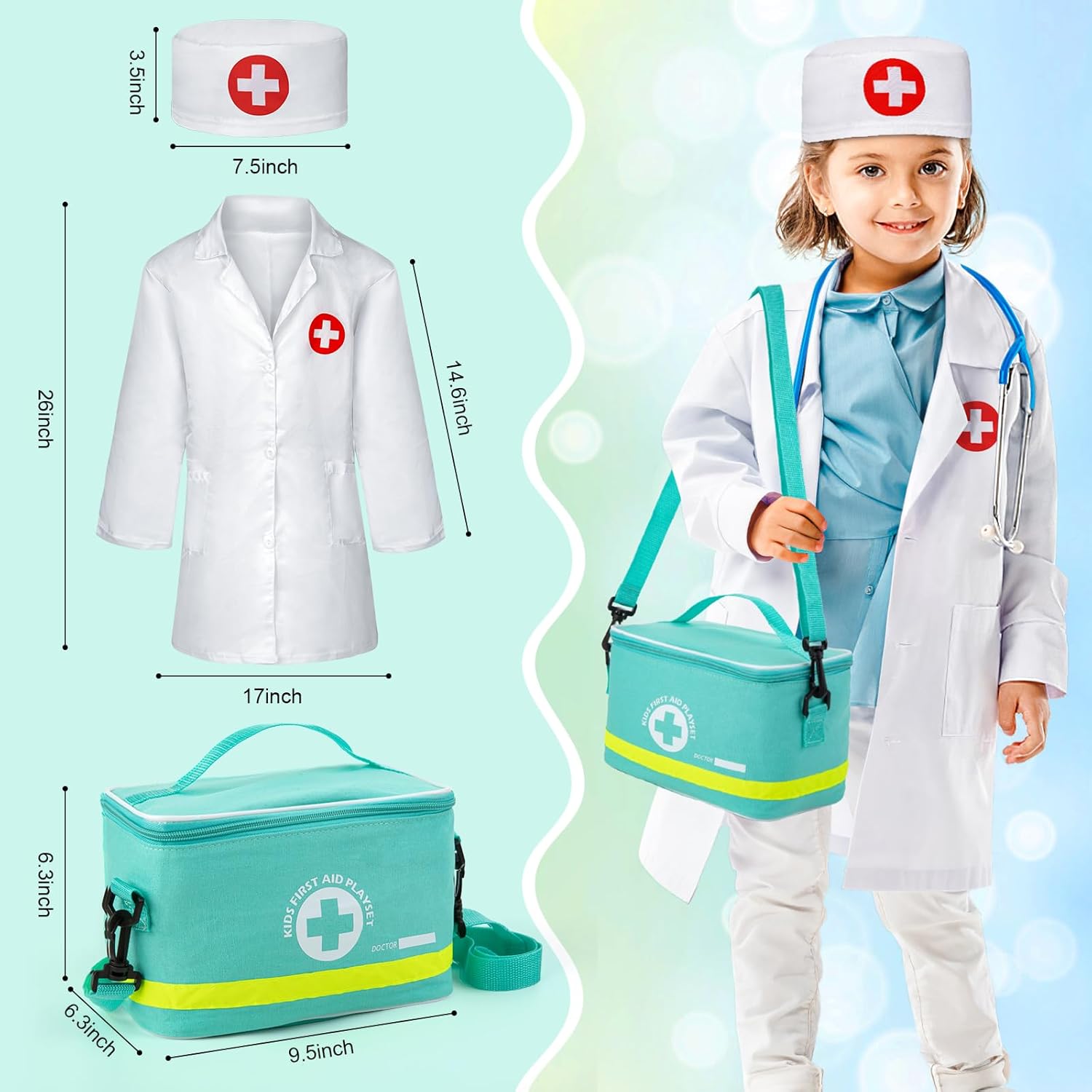 Thumbnail 4 de Sundaymot Doctors Set 34-piece kids doctor kit