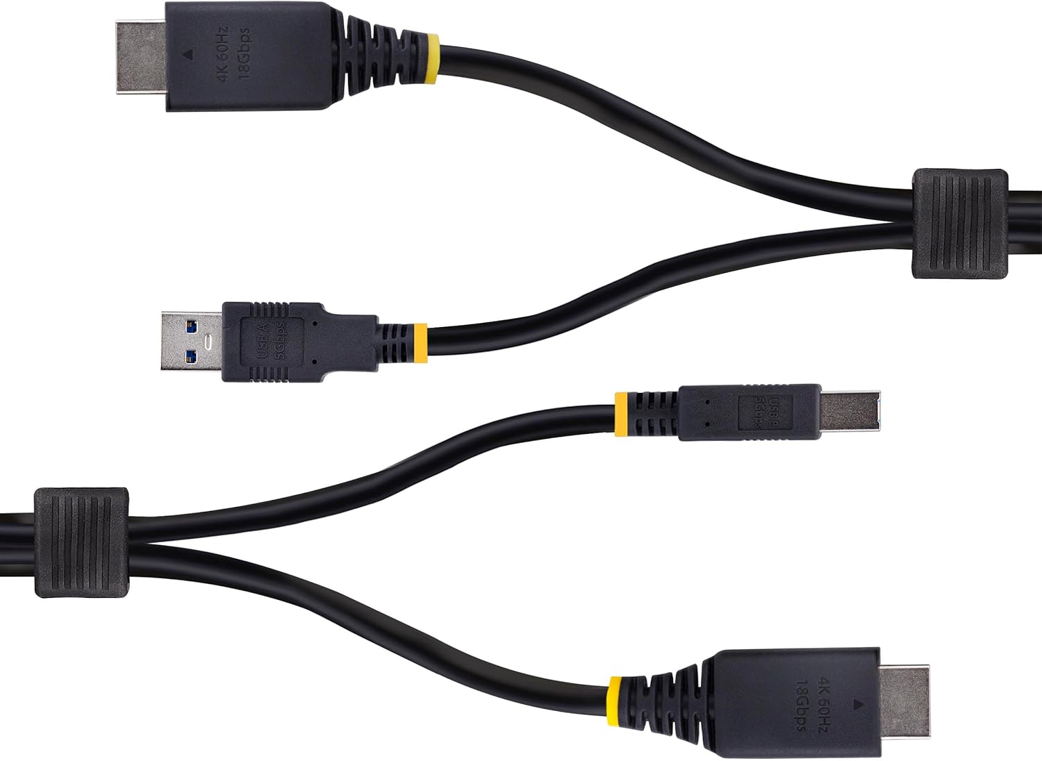 Thumbnail 2 de StarTech 10ft HDMI USB KVM Cable 4K 60Hz