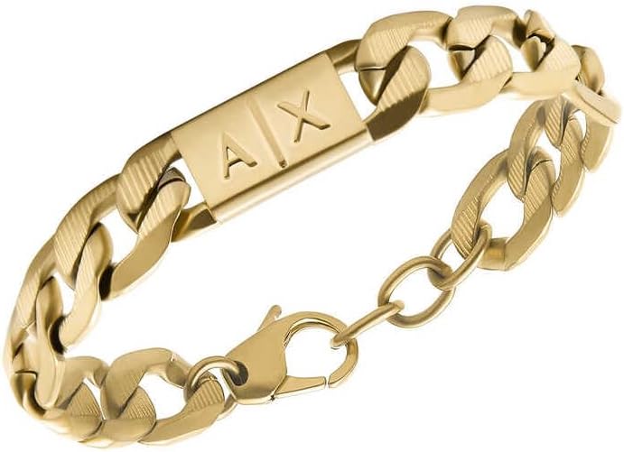 Detalle 1 de Armani Exchange Bracciale uomo acciaio 190 mm