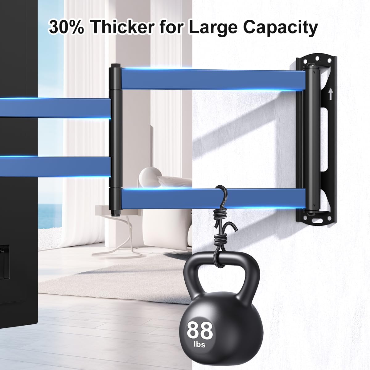 Thumbnail 4 de Suptek Corner TV Mount with 40in Extension Arm