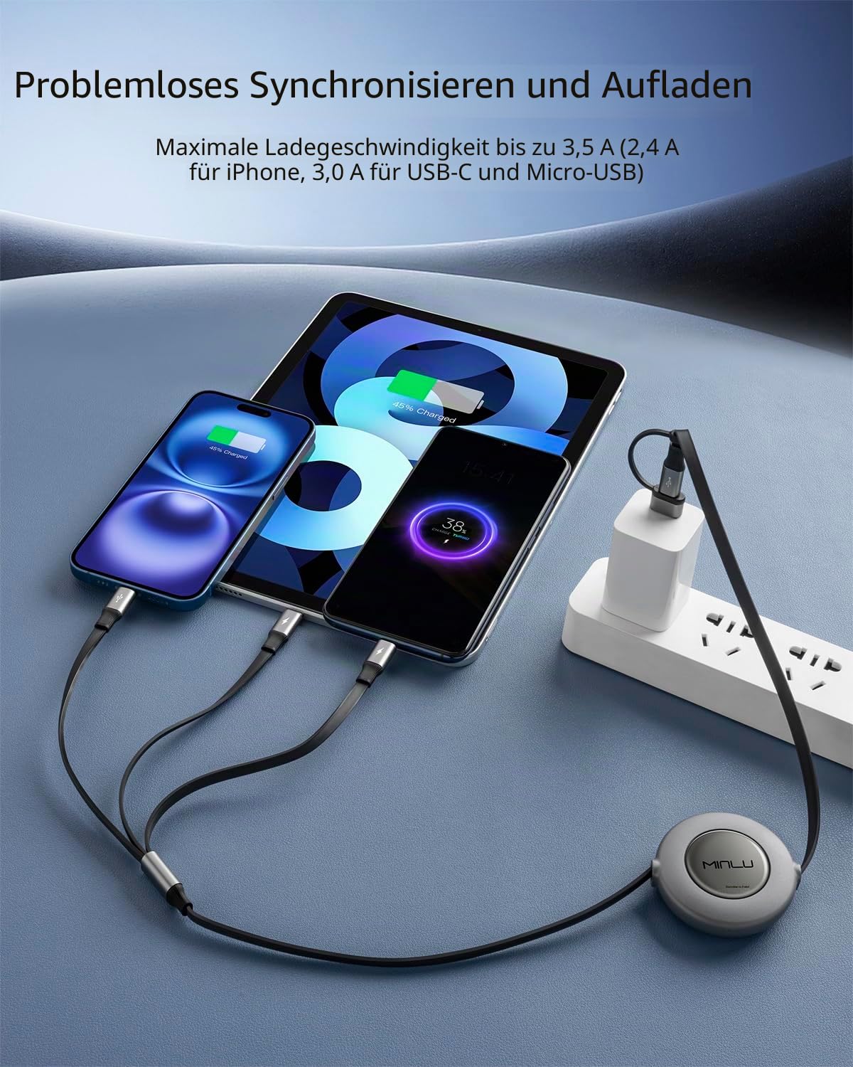 Thumbnail 1 de Minlu Multi USB Kabel 1,2 m