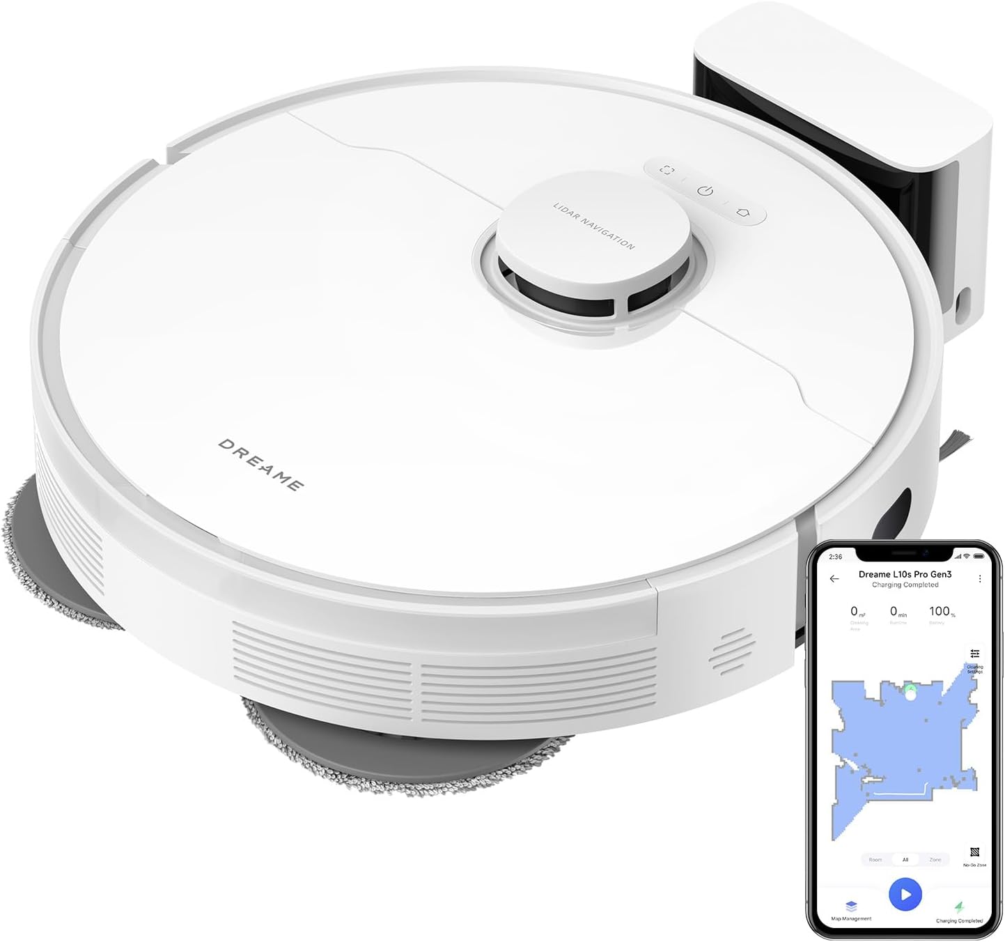 Detalle de DREAME L10s Pro Gen 3 Robot Aspirapolvere