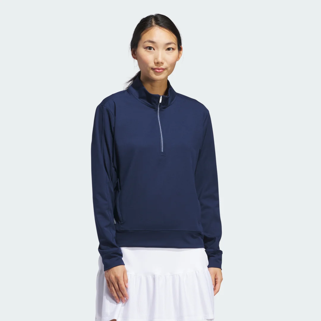Detalle de Sudadera Ultimate365 Half-Zip Layering de Adidas