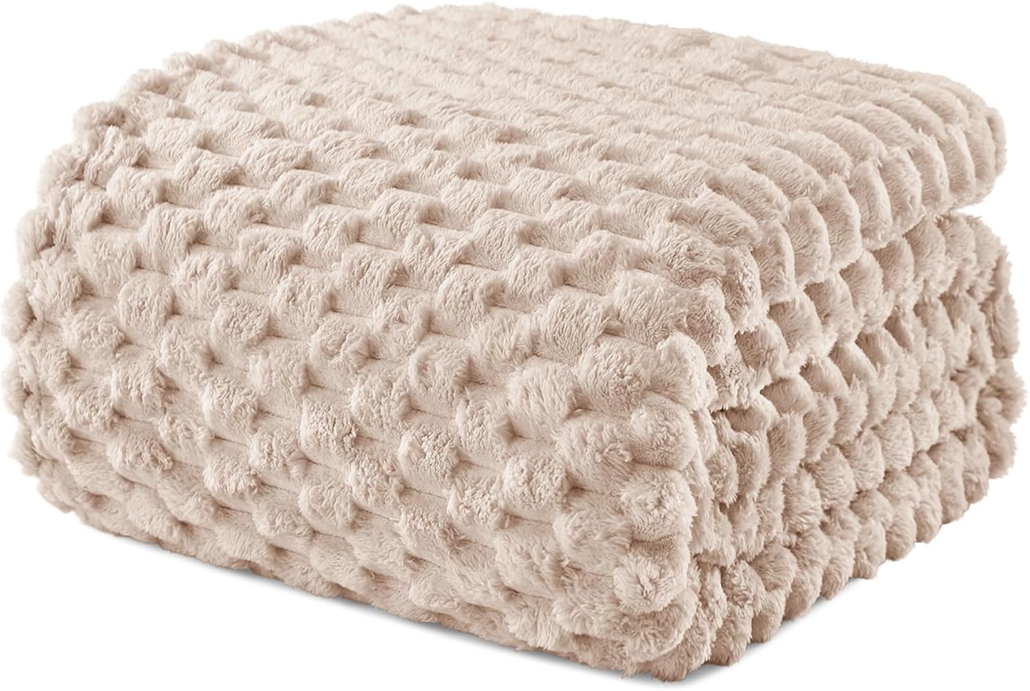 Detalle de Exclusivo Mezcla Fleece King Size Blanket for Bed, Extra Large 230x265 CM