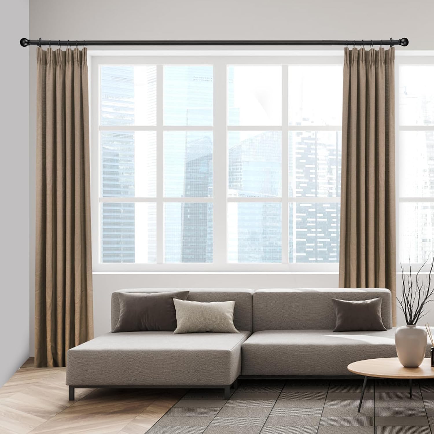 Thumbnail 6 de AMZSEVEN Curtain Rods 60 IN Adjustable