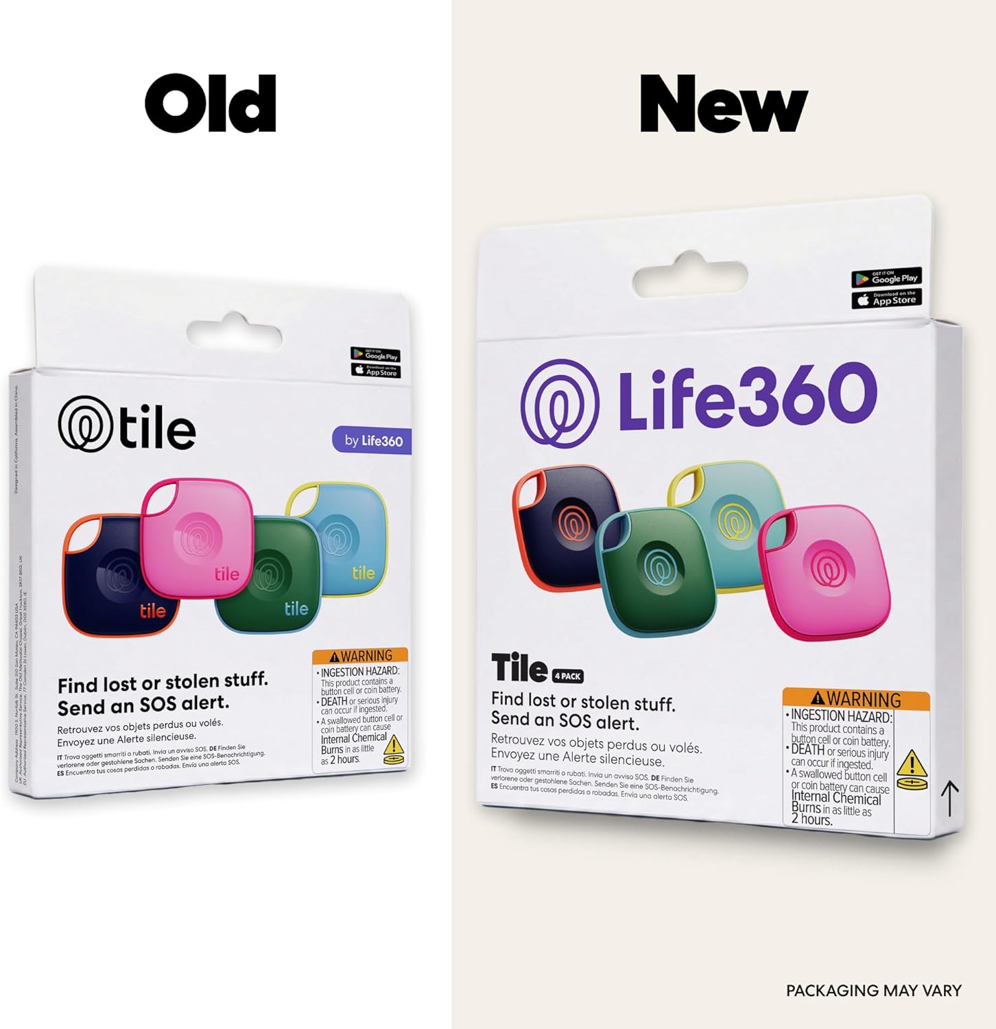 Thumbnail 1 de Tile by Life360 Mate Bluetooth tracker 4-Pack