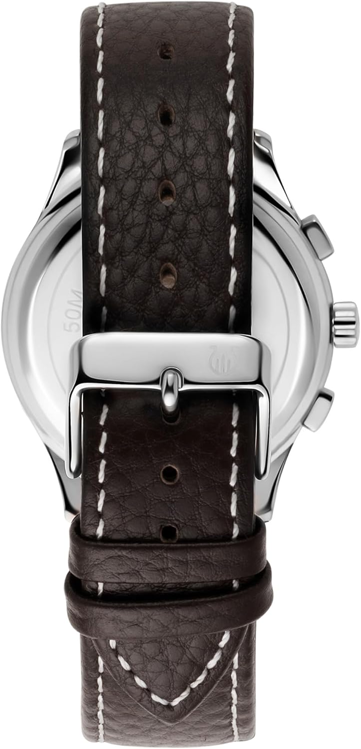 Detalle 2 de Orphelia Montre Homme 24h Dual Time Quartz Cuir – Élégance fiable au quotidien