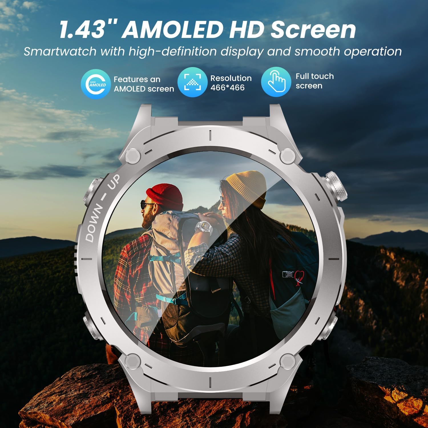 Detalle 2 de GPS Montre 1,43" AMOLED