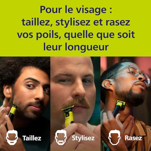 Detalle de PHILIPS OneBlade Original 360 lames – pack de 5 lames QP450/50