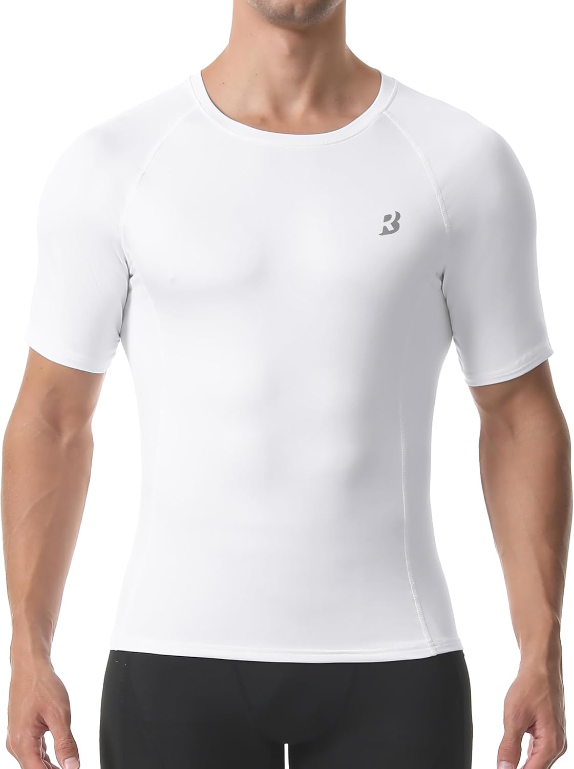 Thumbnail 1 de Roadbox Men’s Short Sleeve Compression Shirt (Cool Dry Base Layer) — Athletic Workout Undershirt
