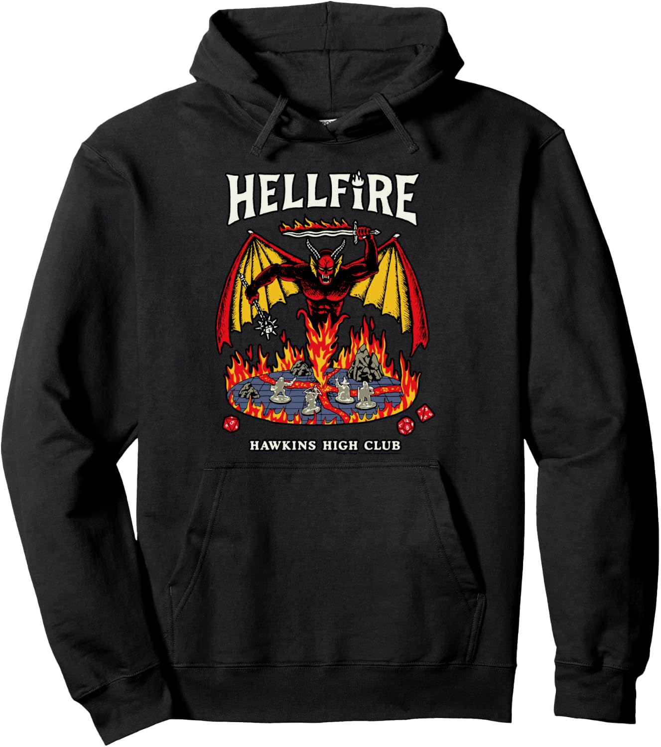 Detalle de Stranger Things Hellfire Sweat à capuche