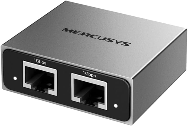 Detalle de TP-Link Mercusys MS105GS-M2 switch Ethernet 2,5G 5 porte: cablaggio hassle-free e silenzioso, Plug & Play