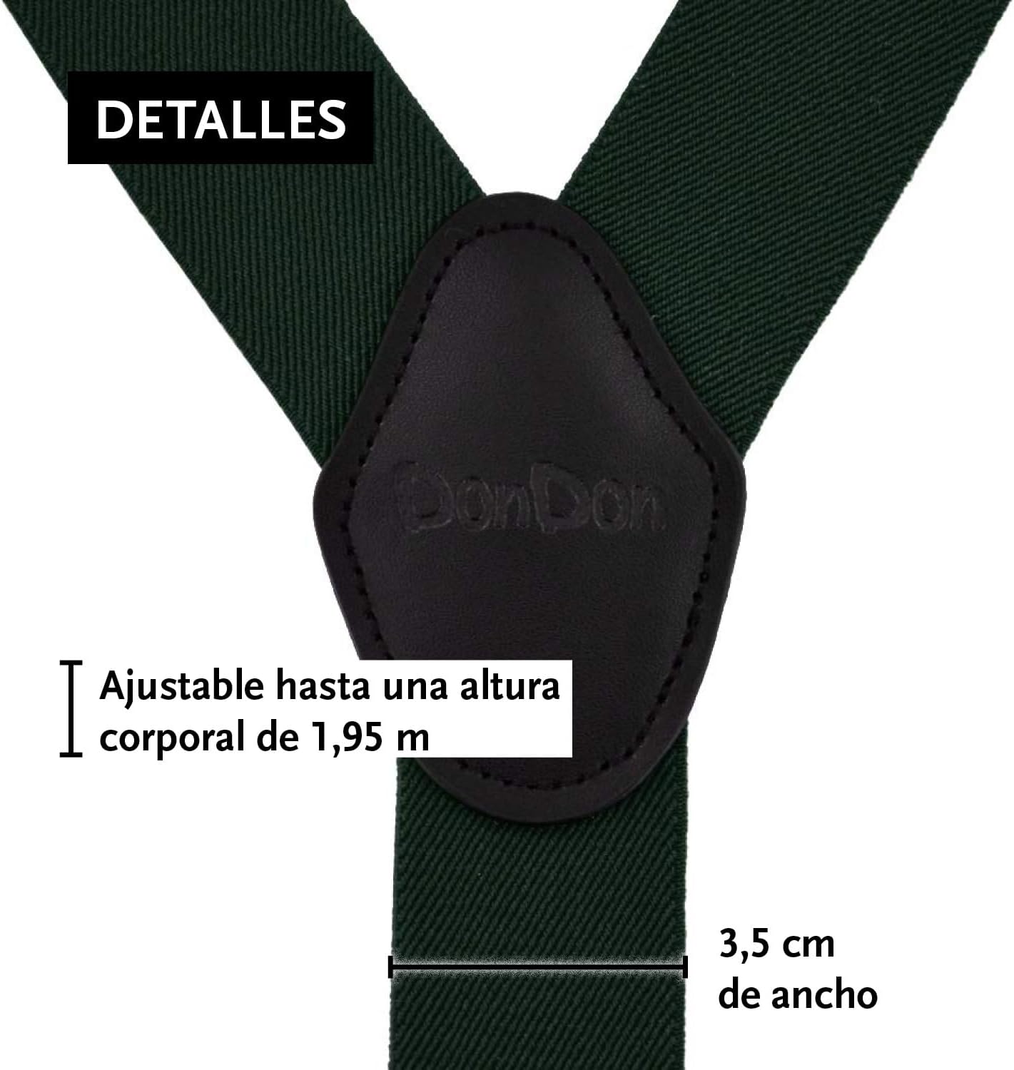 Thumbnail 2 de DonDon Tirantes hombre anchos 3,5 cm