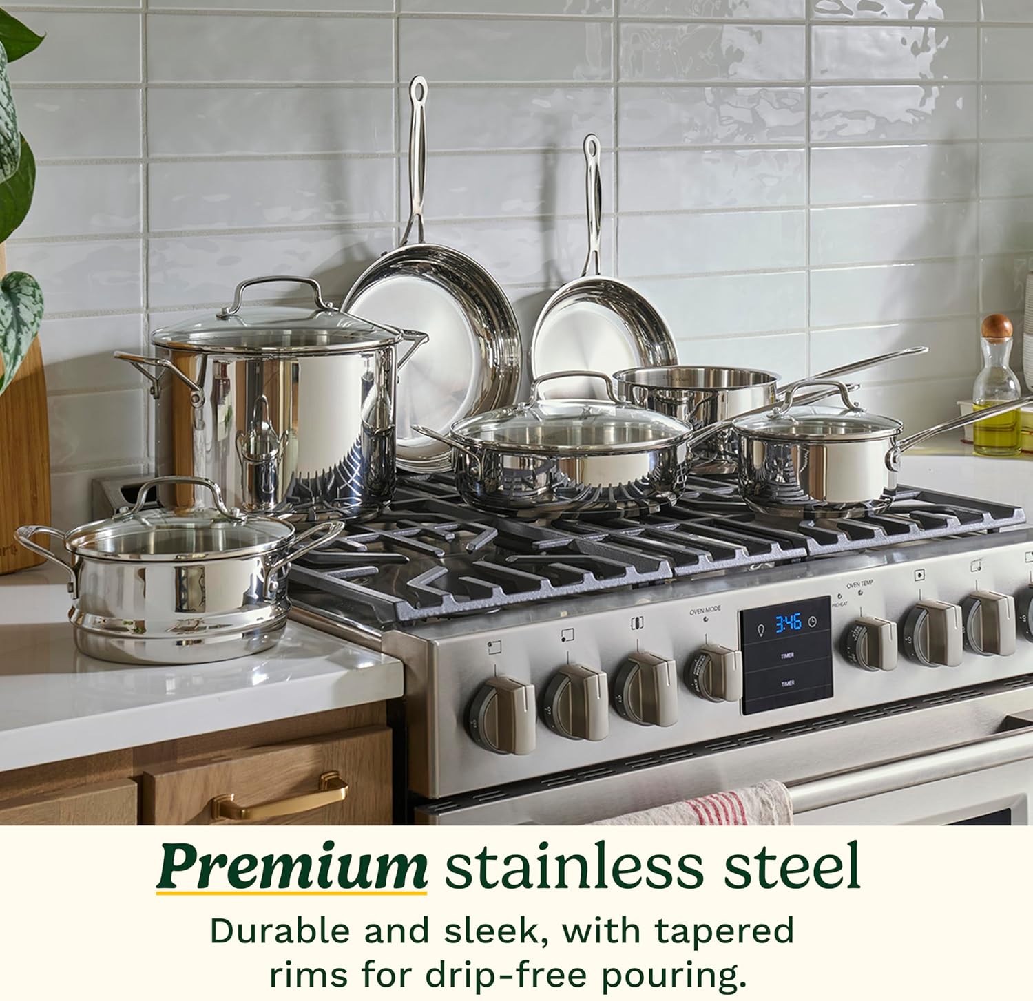 Detalle de Cuisinart Chef’s Classic 11-piece cookware set