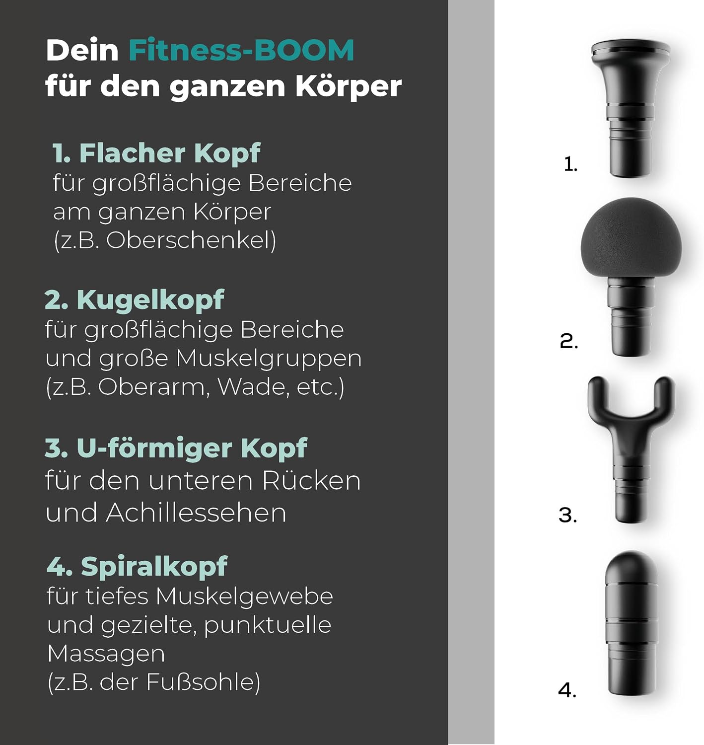 Thumbnail 5 de Beurer Antelope BOOM Massagepistole 5 Stufen đ