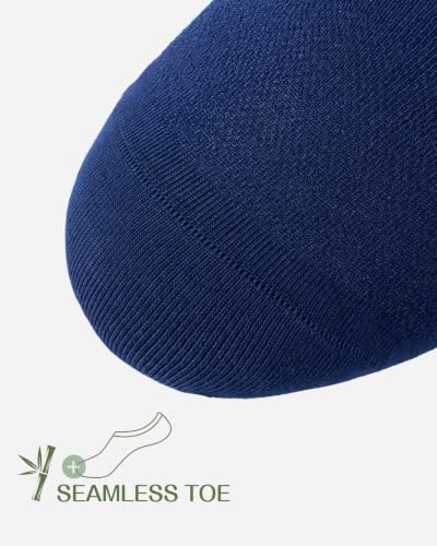 Thumbnail 2 de Ciro ld Bamboo No Show Socks for Men & Women – 6 Pairs, Navy, 9-12