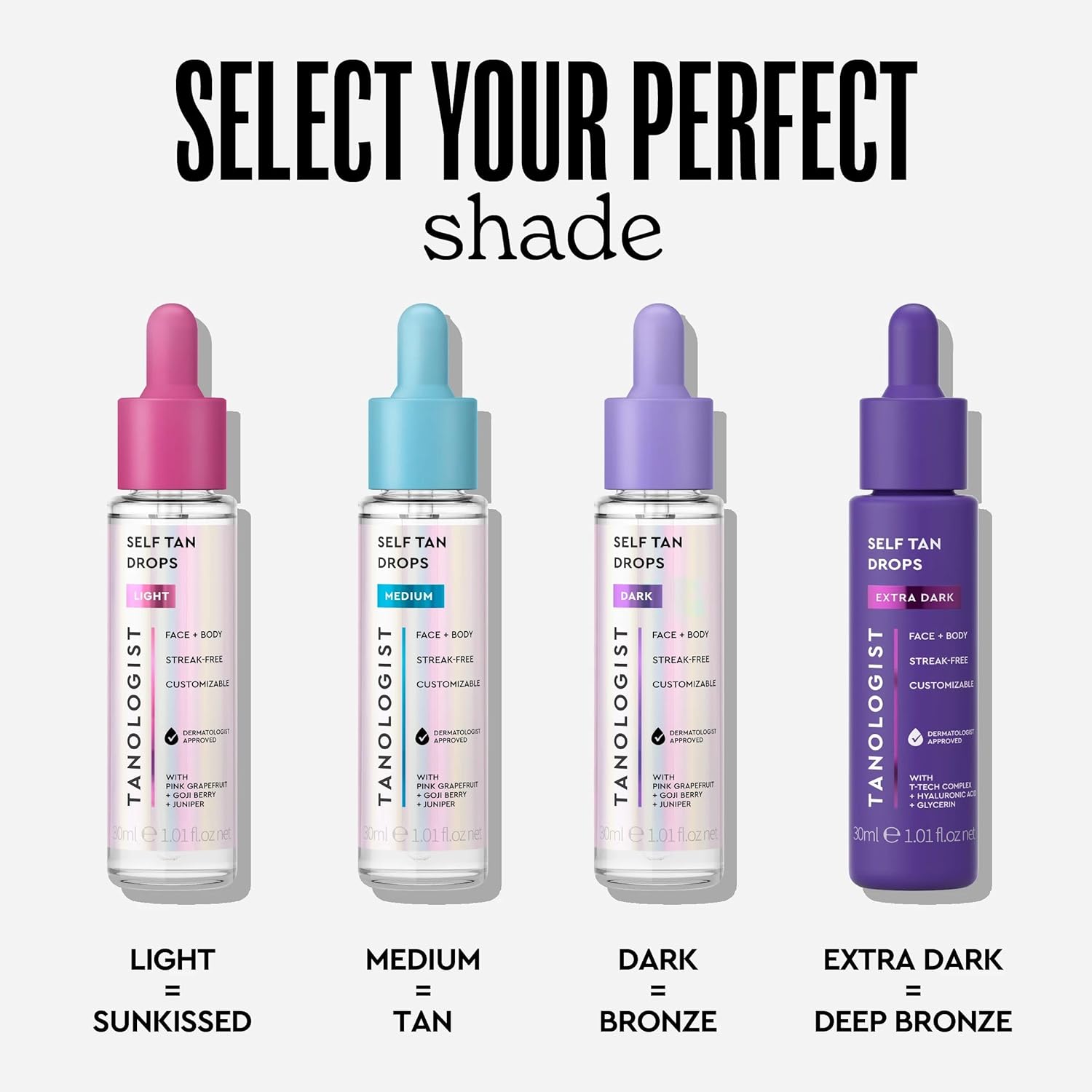 Thumbnail 6 de Tanologist Dark Self Tan Drops: Customizable, Streak-Free Glow for Face and Body