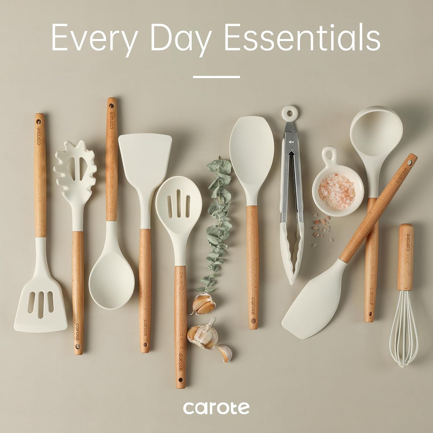 Thumbnail 6 de CAROTE Silicone Cooking Utensils Set 10 Pc