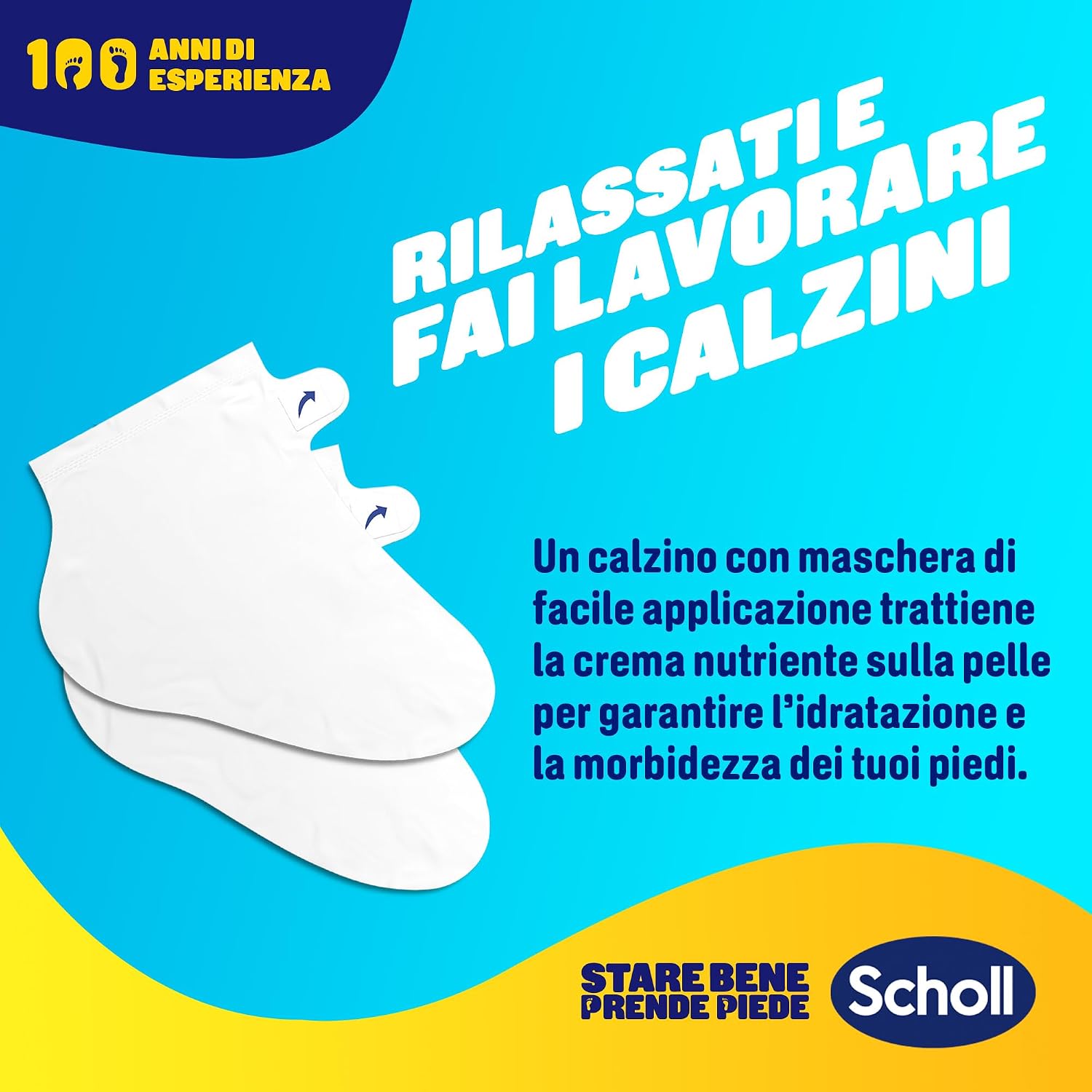 Thumbnail 4 de Dr. Scholl's Maschera Piedi con olio di macadamia 4 paia 🦶
