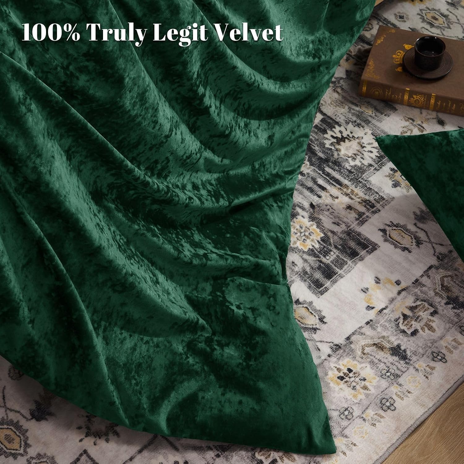 Detalle de PHF Velvet Duvet Cover Set King Size