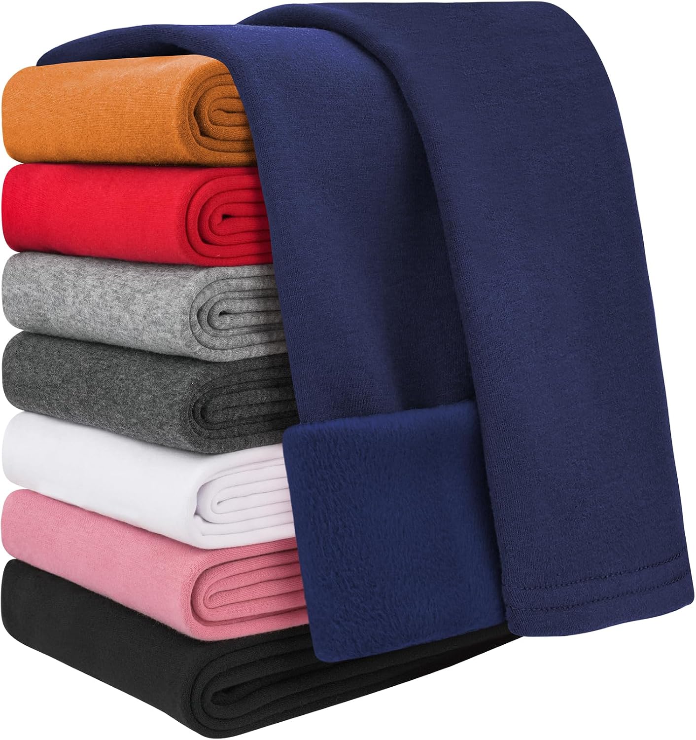 Detalle de Auranso Girls Fleece Lined Leggings 5 Years – thermal leggings