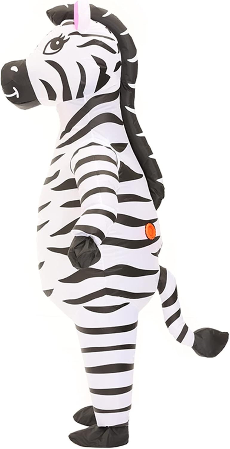 Thumbnail 6 de Arokibui Funny Inflatable Zebra Costume – Blow Up Outfit for Parties and Festivals