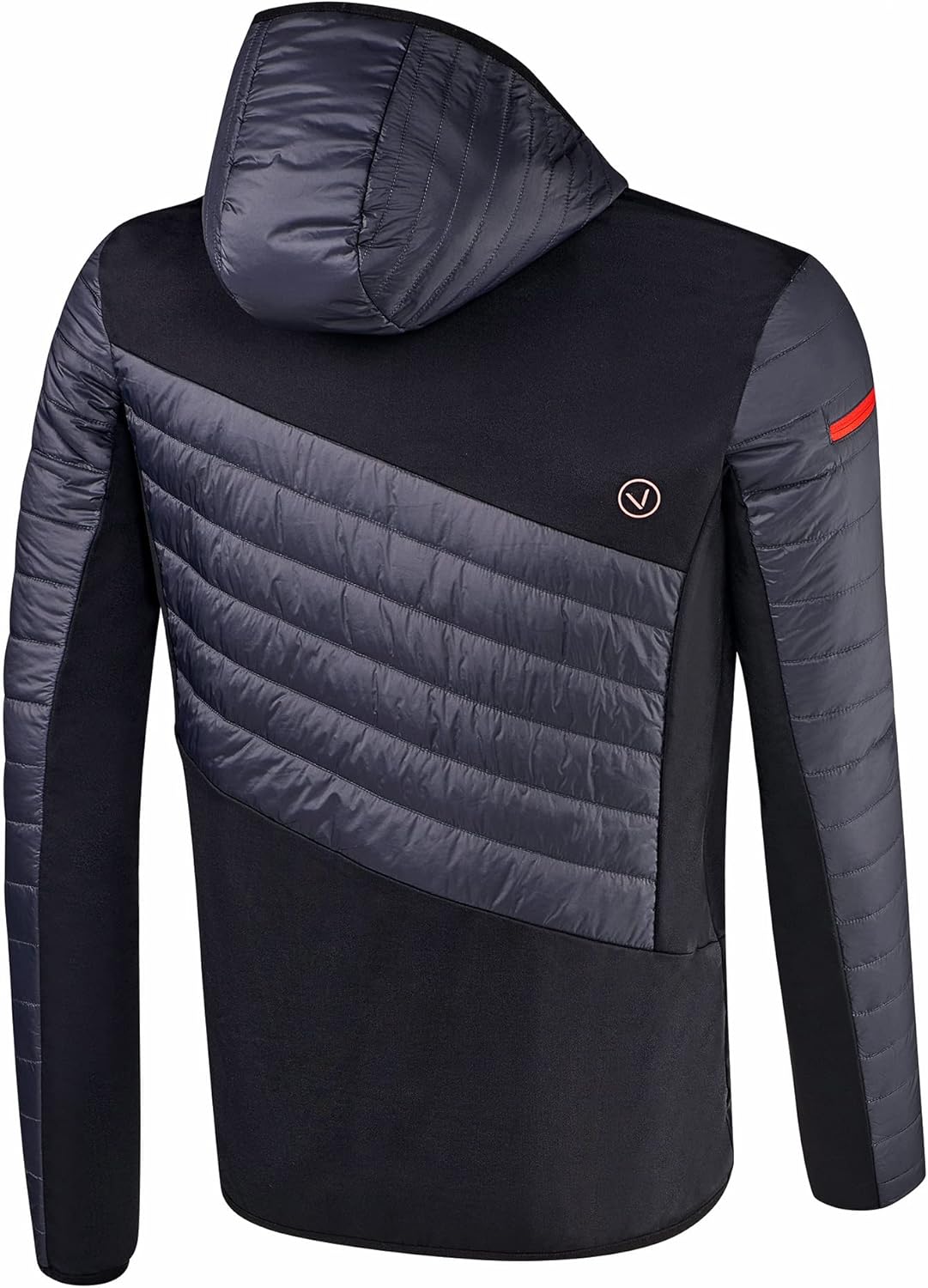 Detalle 2 de Black Crevice Veste de randonnée à ski pour homme – Coupe-vent et imperméable, 100% nylon/88% polyester et 12% élasthanne