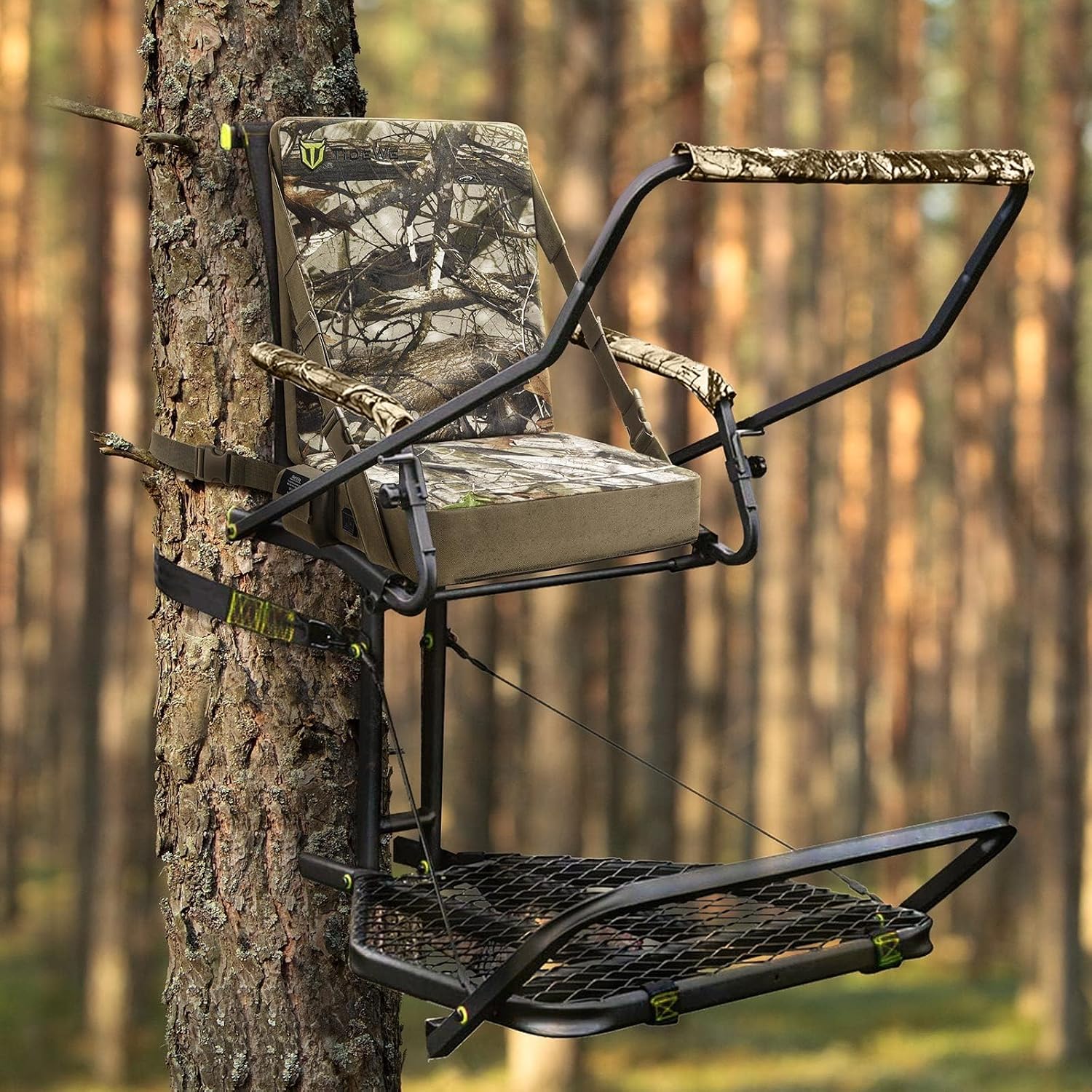 Thumbnail 6 de TIDEWE Next Camo G2 Heated Hunting Seat Cushion with Backrest and 3 Heat Levels