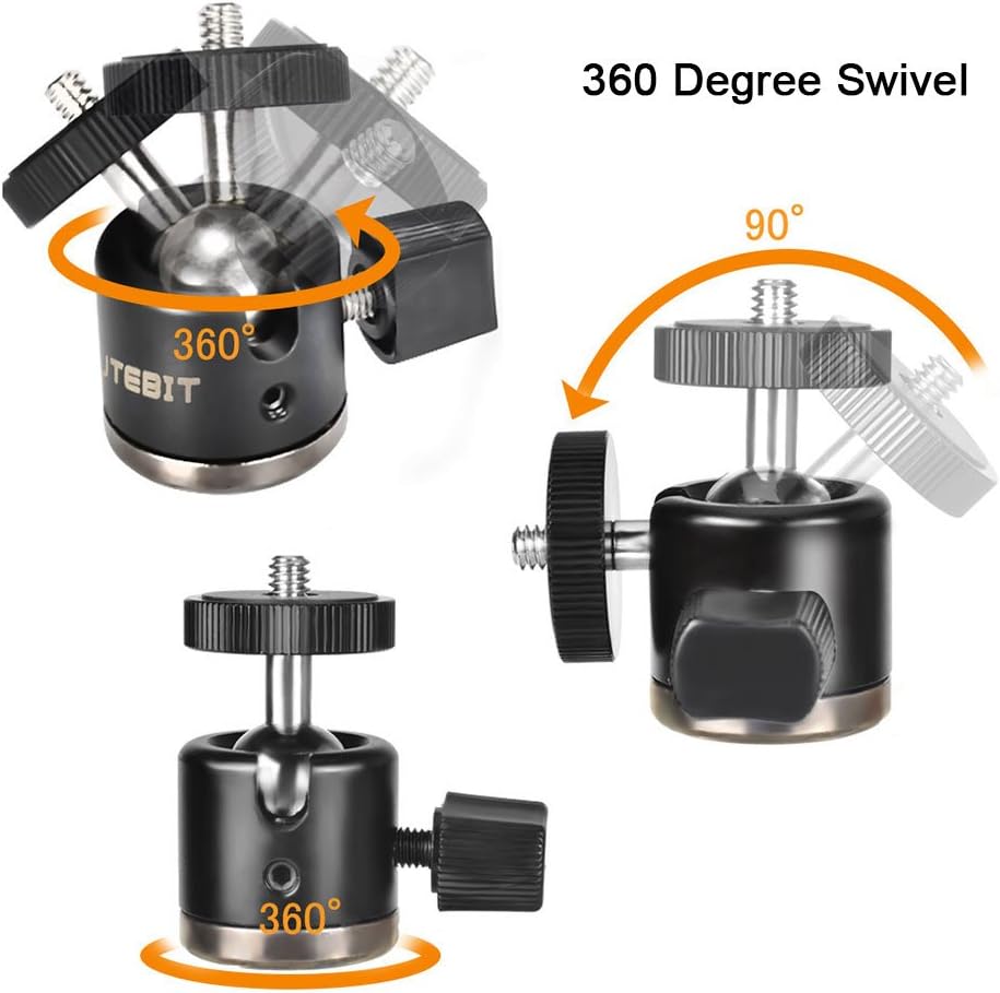 Thumbnail 4 de UTEBIT C Clamp Camera Mount with 360° Swivel Mini Ball Head
