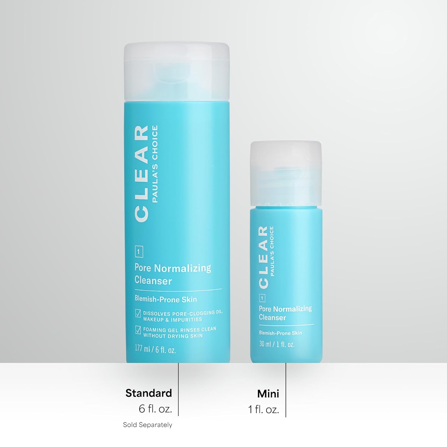Detalle 2 de Paula's Choice CLEAR Pore Normalizing Facial Cleanser: Acne-Fighting Gel Cleanser for Pores, Fragrance-Free