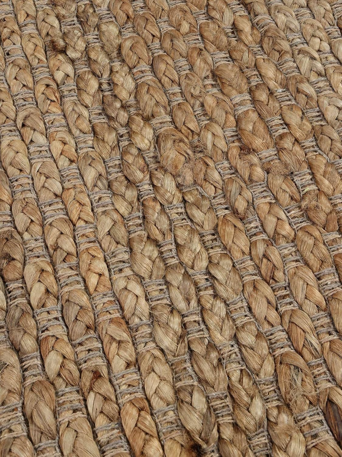 Thumbnail 4 de RugVista Siri Jute Rug, 250 x 350 cm, Beige/Cream White, Medium Pile