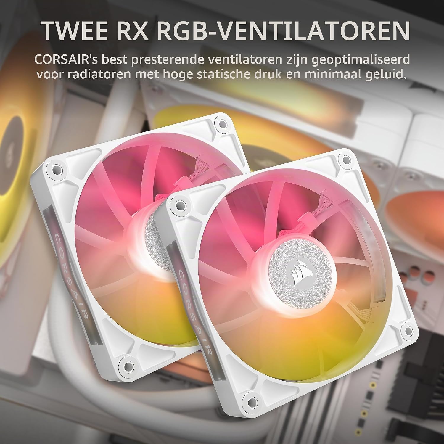 Detalle de CORSAIR iCUE LINK TITAN 240 RX LCD CW-9061025-WW vloeistofkoeler met IPS-lcd
