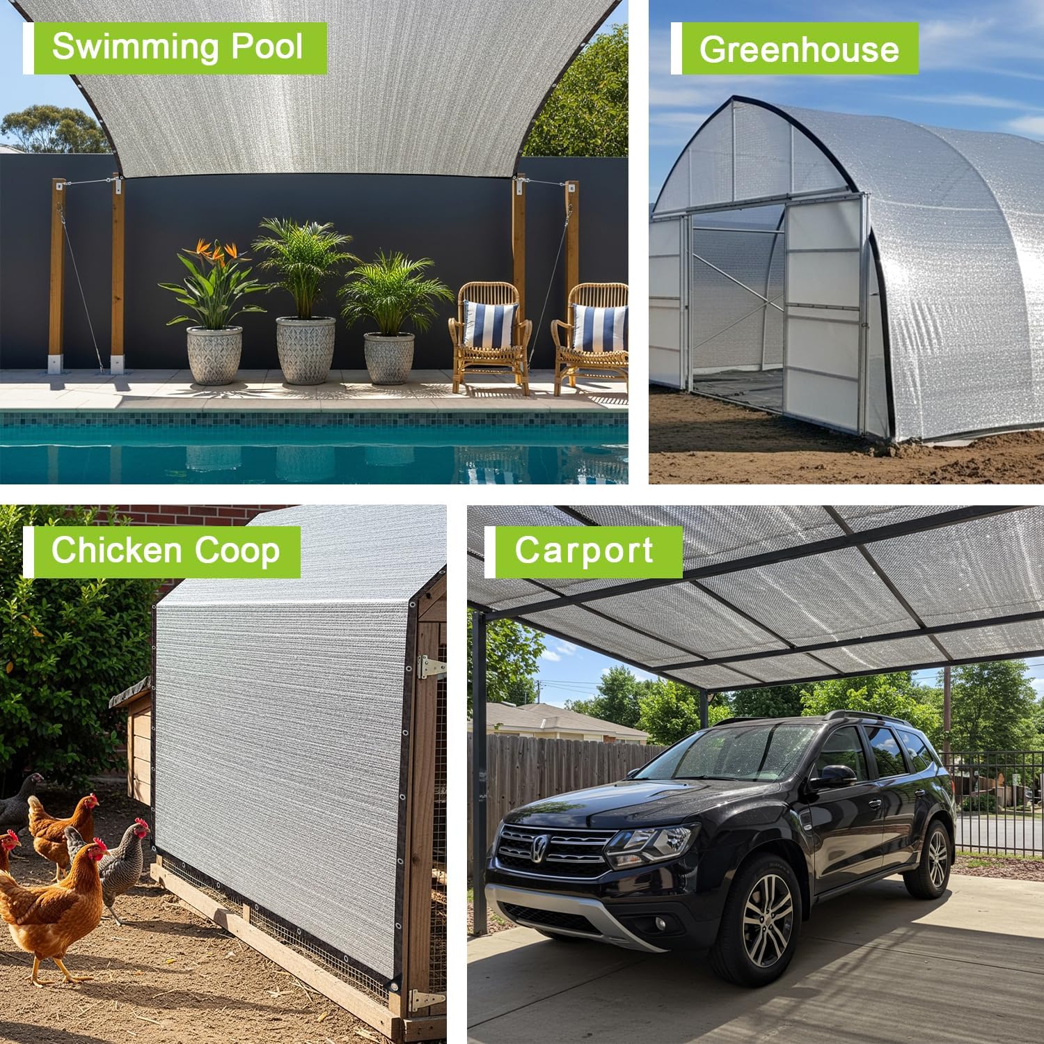 Thumbnail 6 de SUNNY GUARD Shade Cloth, 6.5 x 10 ft