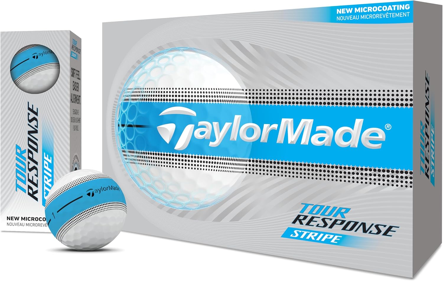 Thumbnail 1 de TaylorMade TM26 TourRespStripeMultiGLB dz ツアーレスポンスストライプ ゴルフボール 2026年モデル