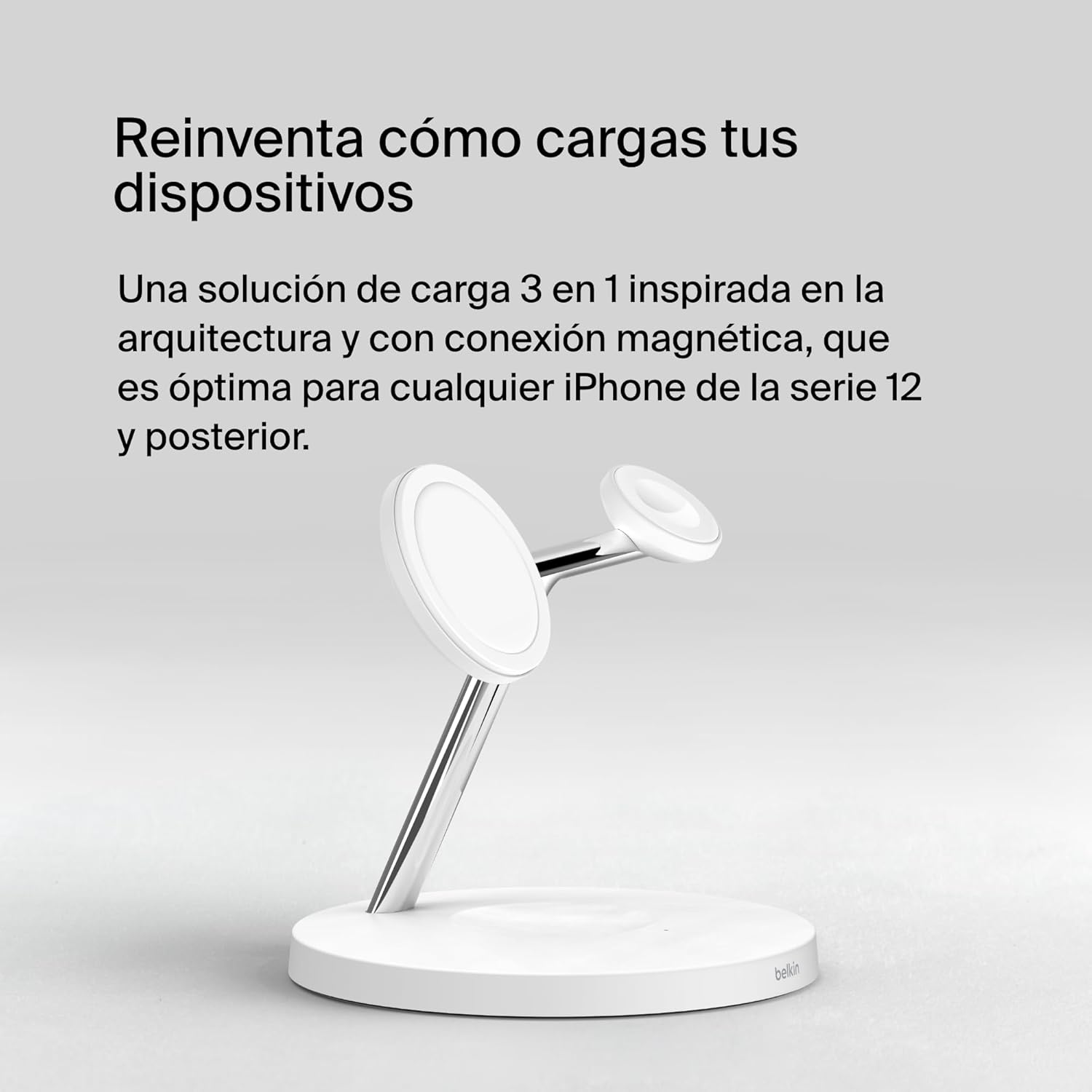 Thumbnail 4 de Belkin MagSafe 3 en 1: Cargador Rápido para iPhone, Apple Watch y AirPods ⚡