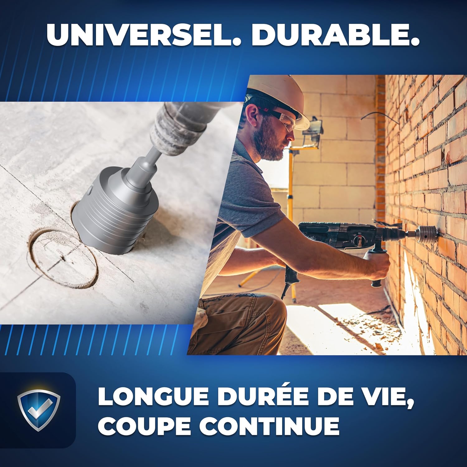 Thumbnail 5 de S&R Scie Cloche Trépan Béton 68 mm SDS Plus – Perforation rapide pour maçonnerie