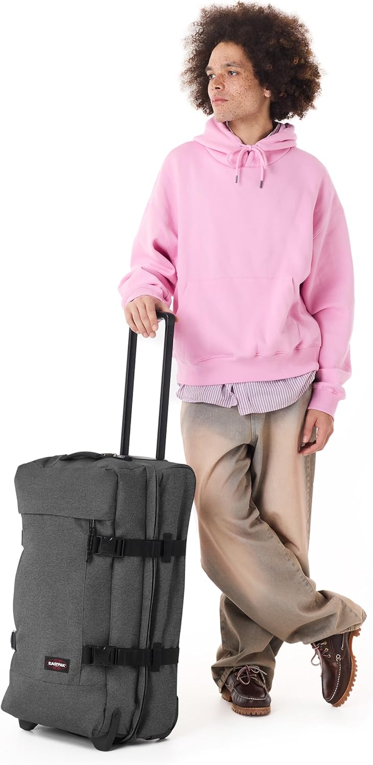 Detalle de Eastpak Tranverz M Valise Moyenne 78L – Roues doubles et rangement intelligent